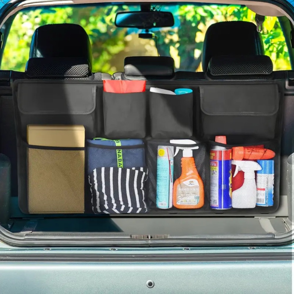 NEW Large Capacity Collapsible Backseat Trunk Organizer